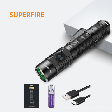 10w High Power Led Flashlight Torches Rechargeable Waterproof Led Tactical Flashlights